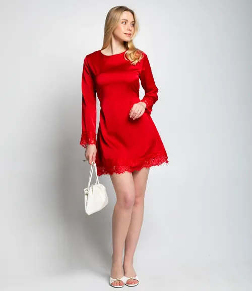 Платье #КТ982 (1), красный