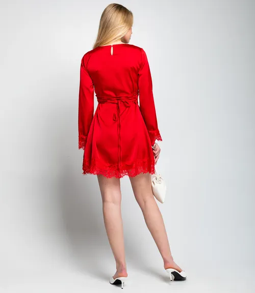Платье #КТ982 (1), красный