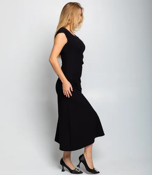 Платье #КТ3298, чёрный