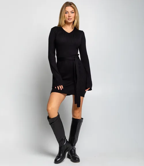 Платье #КТ25064, чёрный