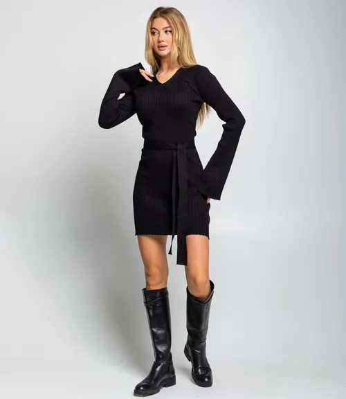 Платье #КТ25064, чёрный