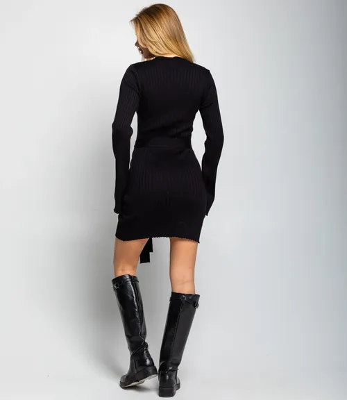 Платье #КТ25064, чёрный