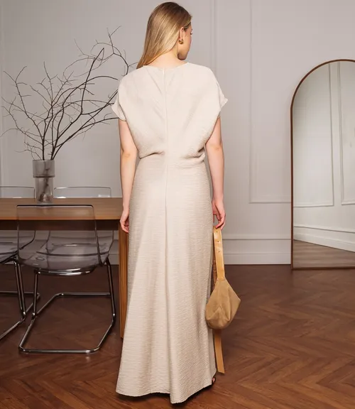 Платье #ОКТ035015, бежевый