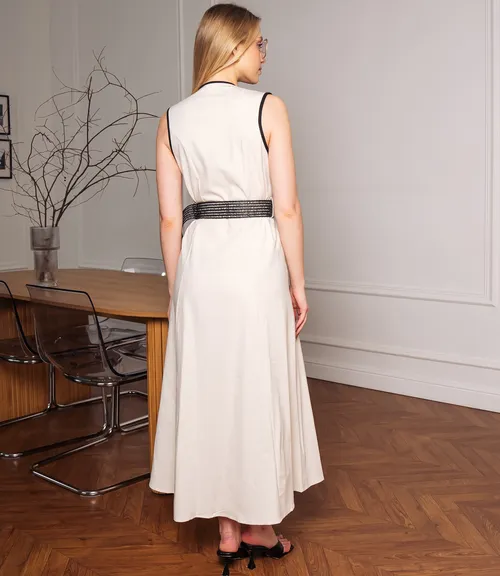 Платье #ОКТ266003, светло-бежевый