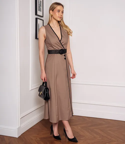 Платье #ОКТ266003, капучино