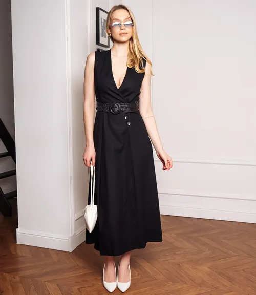 Платье #ОКТ266003, чёрный