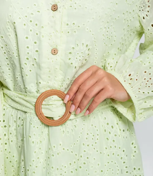 Платье #ОКТ085007, фисташковый