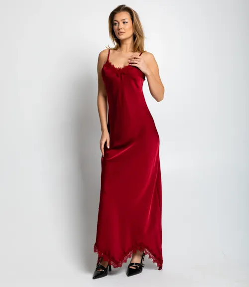 Платье #КТ2607 (4), бордовый