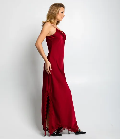 Платье #КТ2607 (4), бордовый