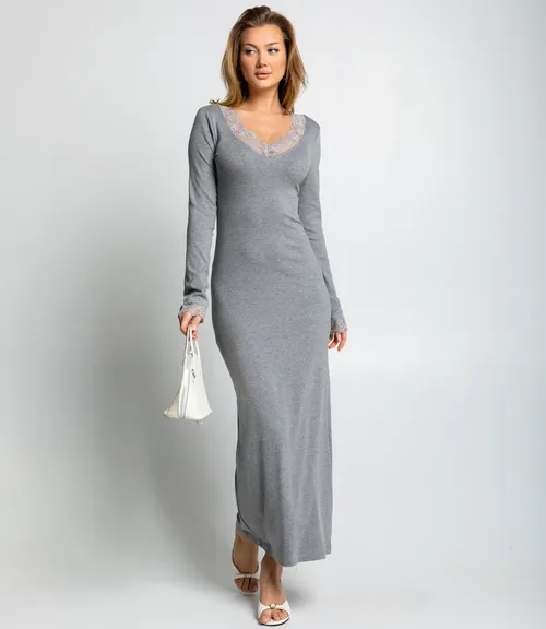 Платье #КТ887 (5), серый