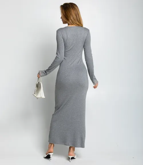 Платье #КТ887 (5), серый