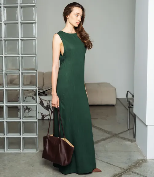 Платье #ОКТ025025, изумрудный