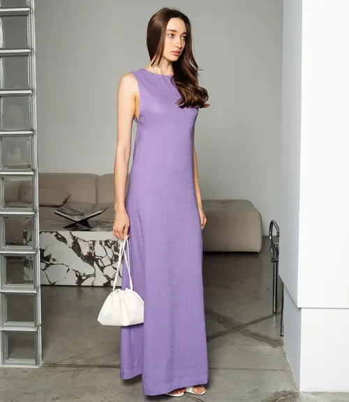 Платье #ОКТ025025, сиреневый