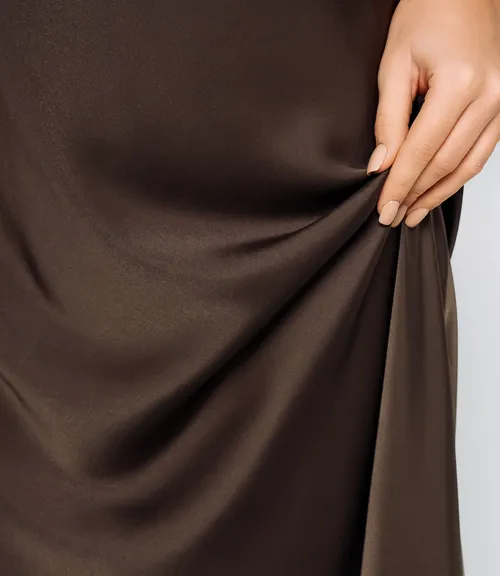 Платье #ОКТ095014, тёмный хаки