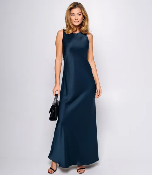 Платье #ОКТ095014, морская волна