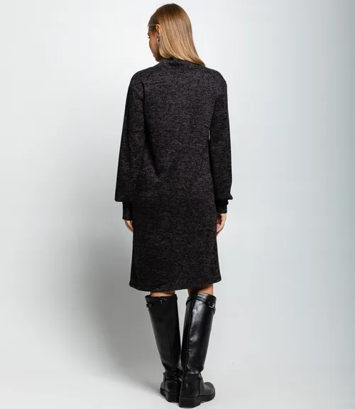 Платье #2В2215, чёрный