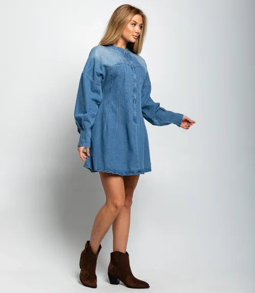 Джинсовое платье #КТ5063, синий