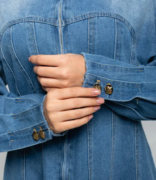 Джинсовое платье #КТ5063, синий