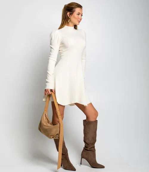 Платье #КТ04227, кремовый