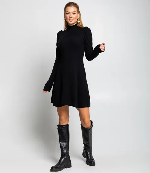 Платье #КТ04227, чёрный