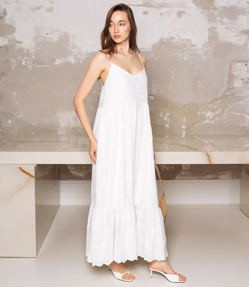 Сарафан #КТ8316 (1), белый