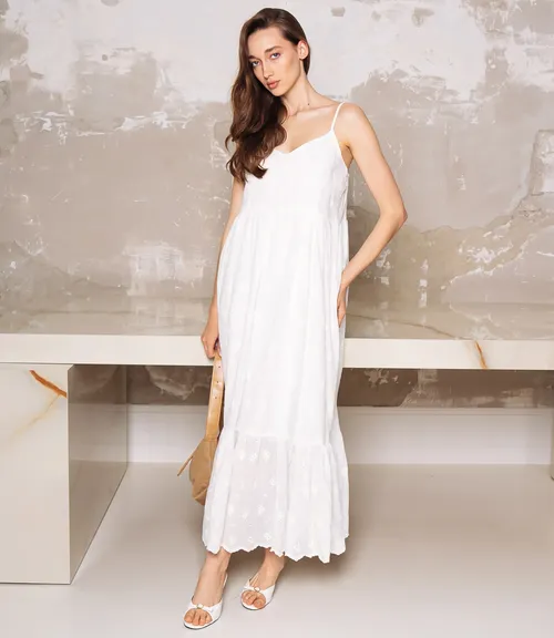 Сарафан #КТ8316 (1), белый