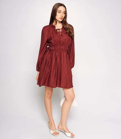 Платье #КТ1515, терракотовый