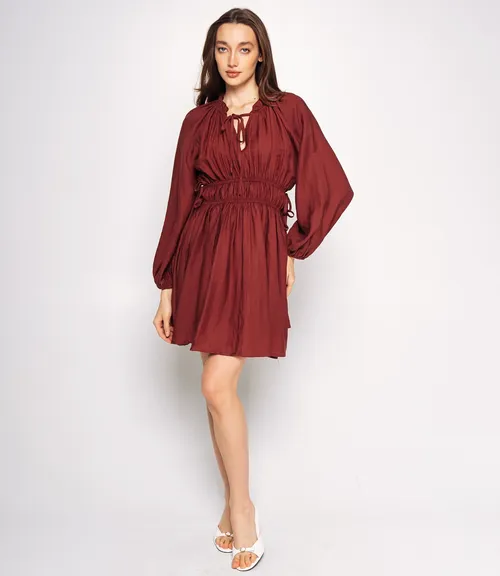 Платье #КТ1515, терракотовый