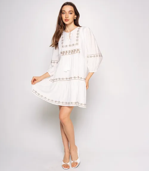 Платье #КТ88660, белый