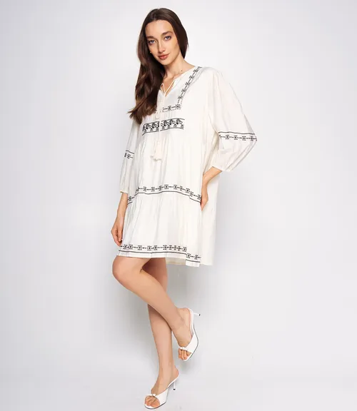 Платье #КТ88660, кремовый