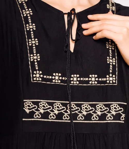 Платье #КТ88660, чёрный