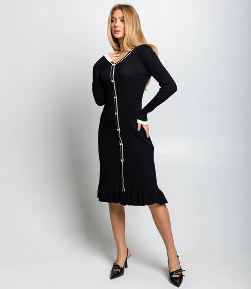 Платье #КТ5904, чёрный