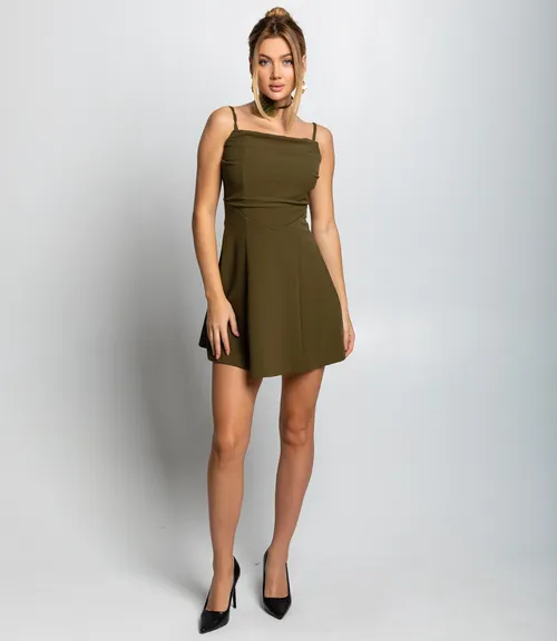 Платье #КТ802 (14), хаки