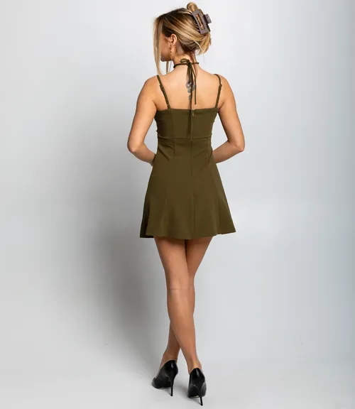 Платье #КТ802 (14), хаки