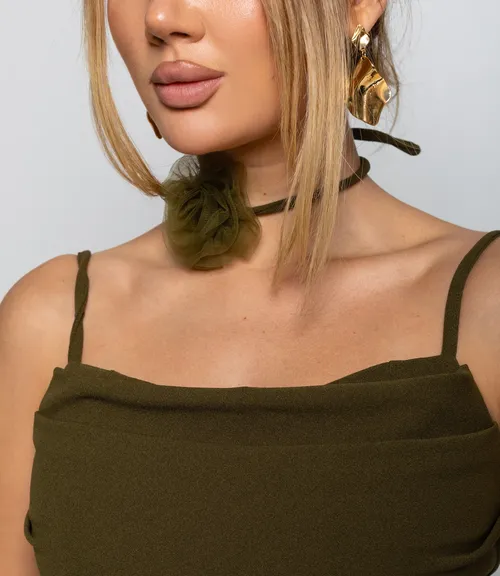 Платье #КТ802 (14), хаки