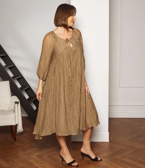 Платье #КТ1788, хаки