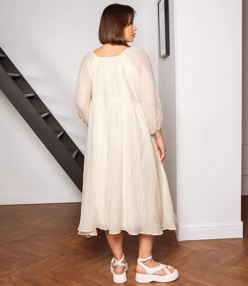 Платье #КТ1788, светло-бежевый