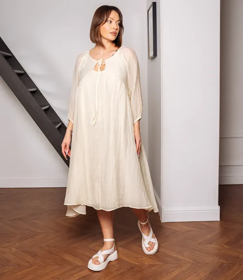Платье #КТ1788, светло-бежевый