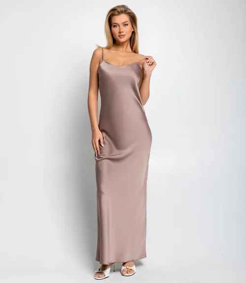 Платье #ОКТ025024, тёмно-бежевый