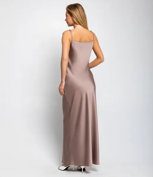 Платье #ОКТ025024, тёмно-бежевый