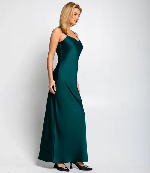 Платье #ОКТ025024, изумрудный