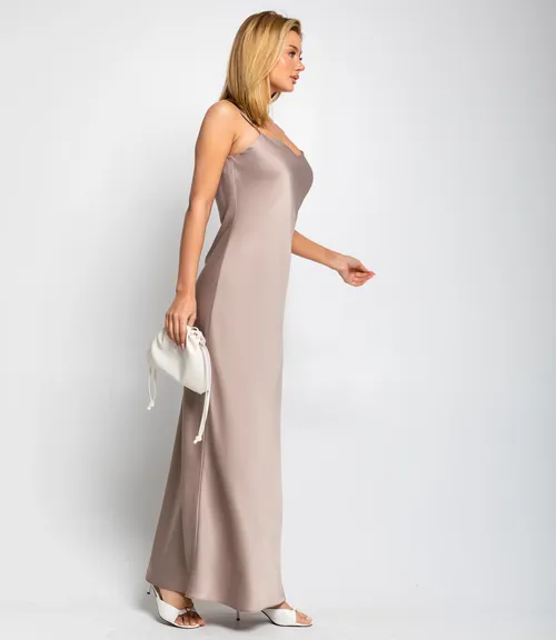 Платье #ОКТ025024, бежевый