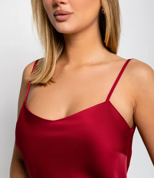 Платье #ОКТ025024, бордовый