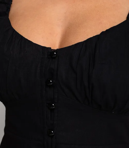 Платье #ОКТ025006-1, чёрный