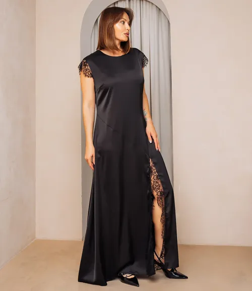 Платье #ОКТ025023, чёрный