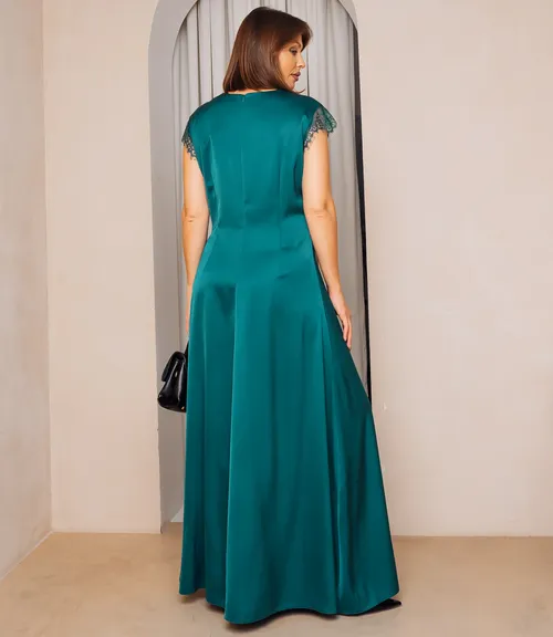 Платье #ОКТ025023, изумрудный