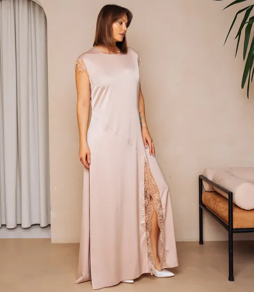 Платье #ОКТ025023, бежевый