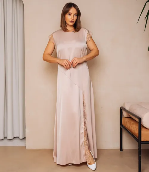 Платье #ОКТ025023, бежевый