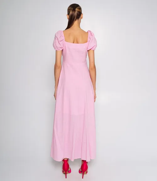 Платье #ОКТ025006, розовый