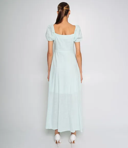 Платье #ОКТ025006, ментоловый